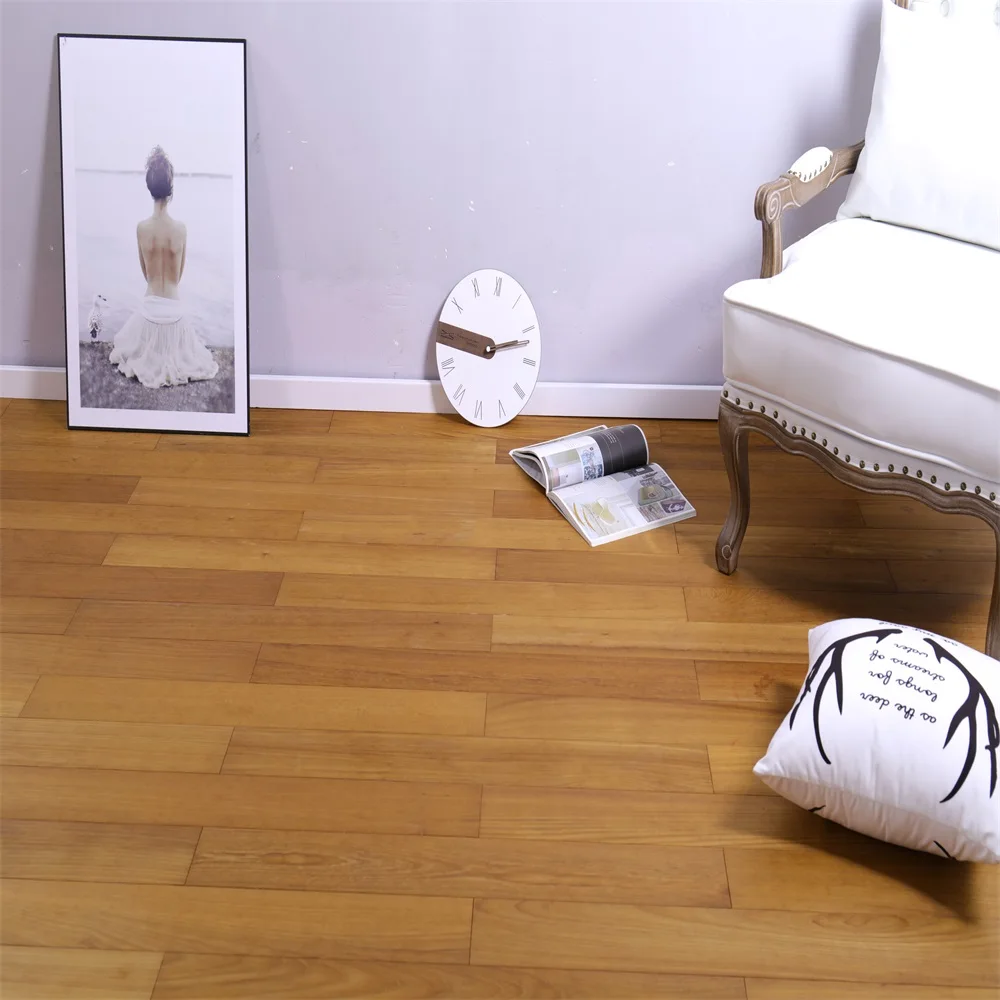 popular high quality Burma Teak Wax Oil solid wood flooring,in door Hardwood Flooring  For Indoor Residential