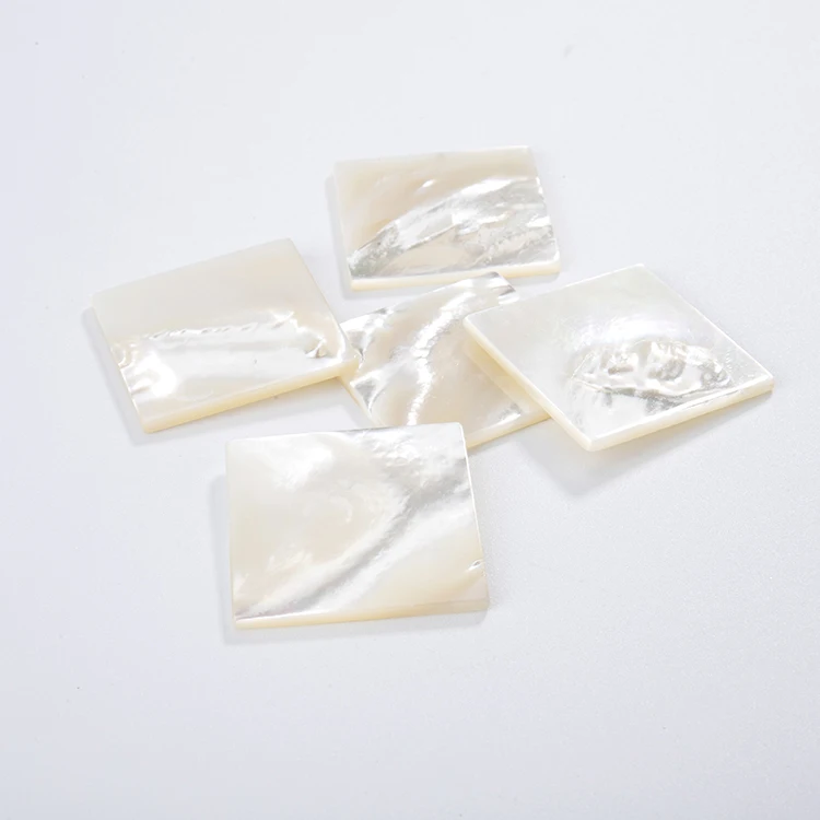 
Factory directly sell natural square mother of pearl beads for mosaic fashion earings 