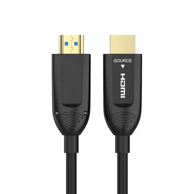 Tensile armored TPU  jacket protect 4 cores fiber AV cable 4K60Hz AOC cable fiber optic HDMI cable 4K