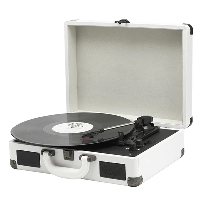 USB BT SD card AM FM radio portable turntable player lp player customize