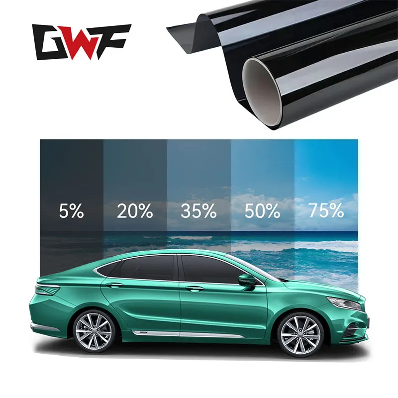 Sun Heat Control Nano Ceramic Solar Car Window Tint Film UV Protection Solrex cheap 2 Ply Auto Tint Film 5% 30% 70% 80% VLT