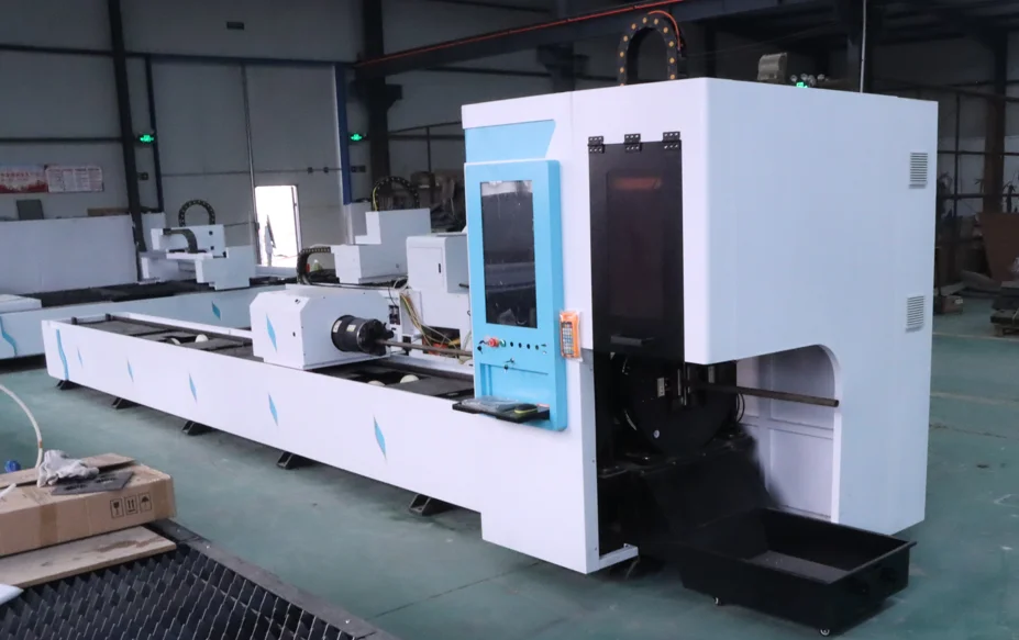 New Innovation Fiber Laser Cut Different Tubes Laser Tube Cutter 3000w 6000w Angle Cutting Fiber Laser Tube Cutting Machine