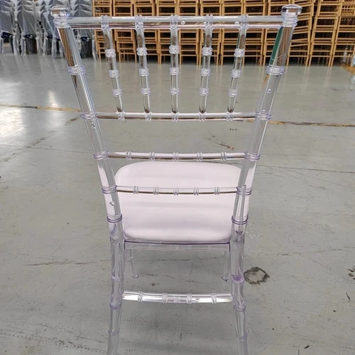 Wholesale Stackable Wedding Banquet Hotel Clear Crystal Monoframe Chiavari Chairs for Events
