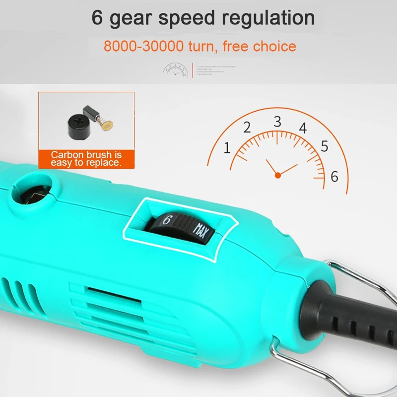 Mini Drill  Machine Dremel Drills Rotary Tools Power Tool Accessories Grinder Electric Hand Drill DIY TOOL