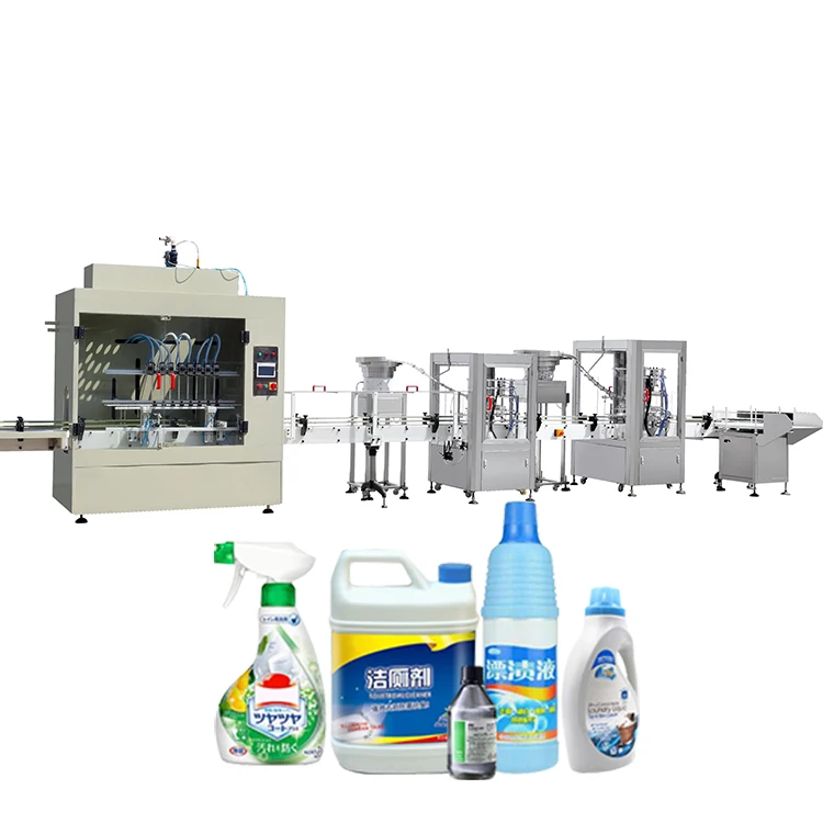 China Supplier New Product Gear Pump Antiseptic Dish Washing Liquid Filling Machine