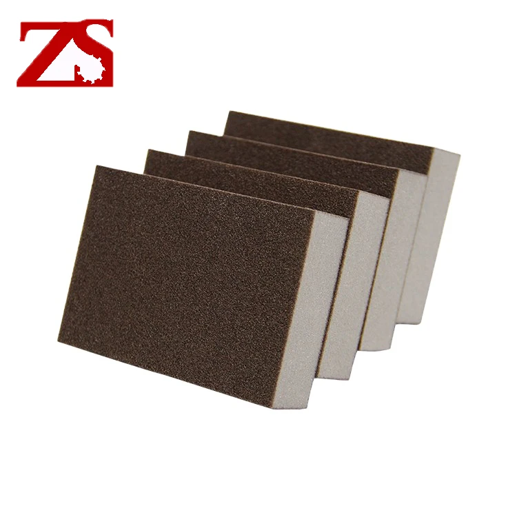 Durable and reusable emery sponge melamine nano foam magic sponge for removing rust