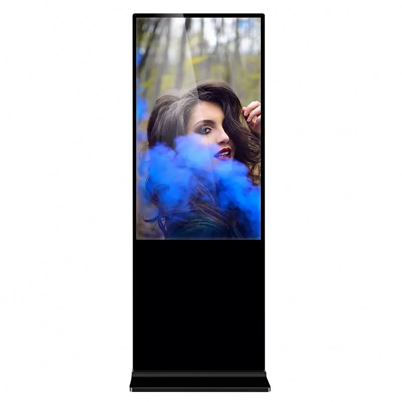 Lien Vertical Board Equipment Lcd Player Advertising Screen Video Players Digital Signage Displays With Wireless Charger