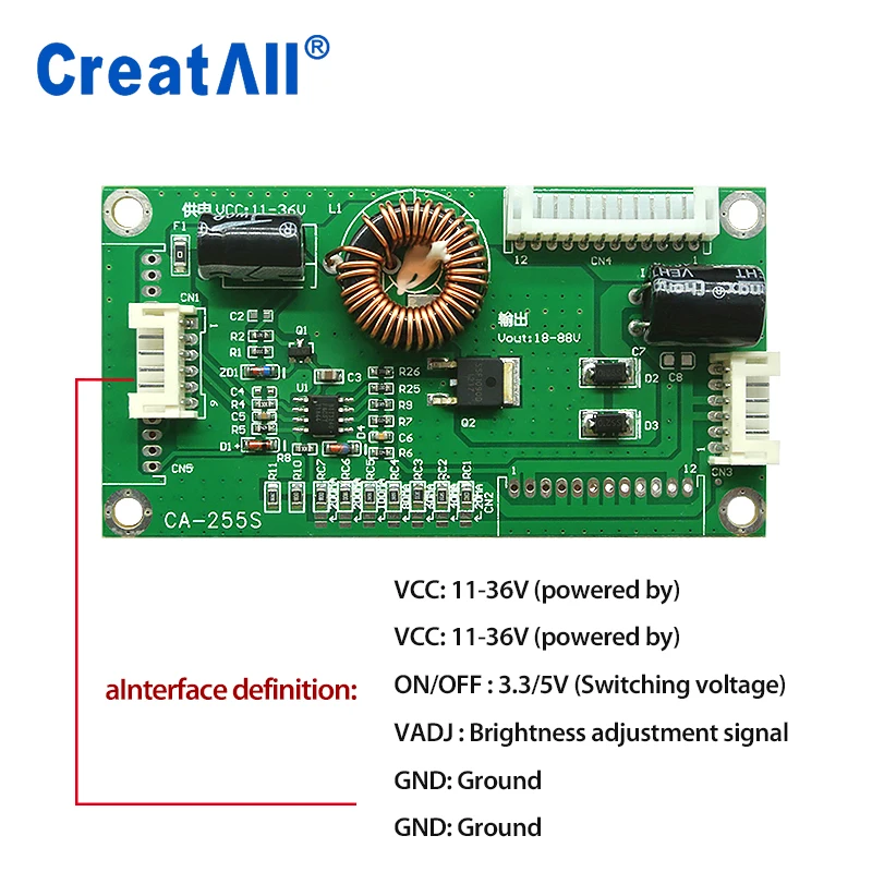  CA-255S светодиодная подсветка инверторная плата 10 '-48' LED LCD TV универсальная постоянного тока