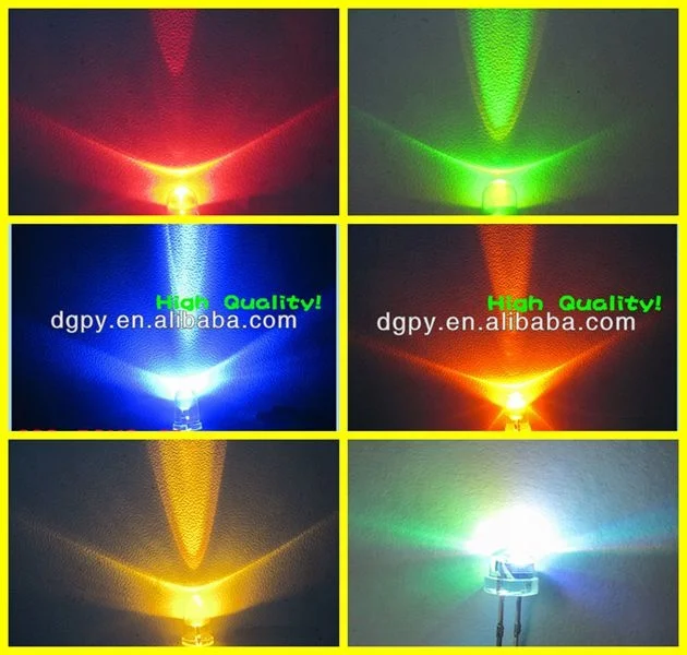 Battery powered high intensity led diodes/Mini single led lights high intensity led diode ( CE & RoHS Compliant )