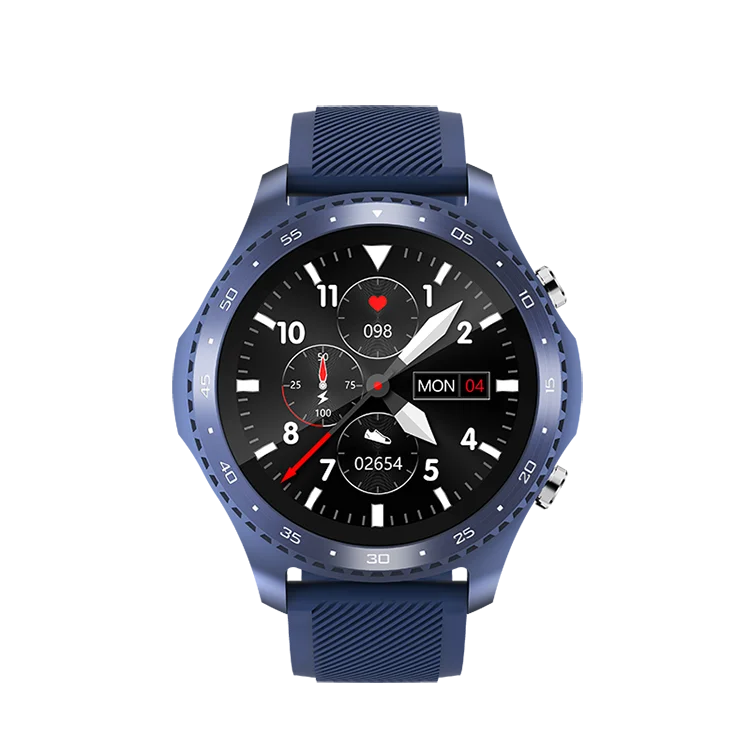 Fashion Design Sport Ultra Thin Case Loyal Blue Color Digital Smart Watch For Hot Selling