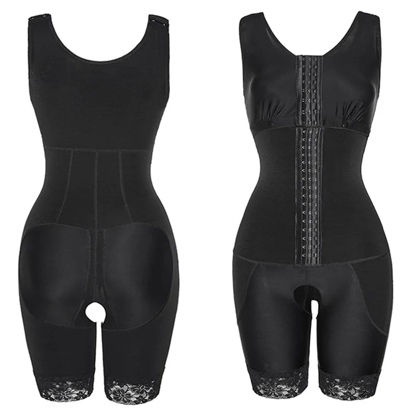 
Fajas Colombianas Reductoras Full body Bra Girdle Tummy Control shapewear with Zipper for Women 