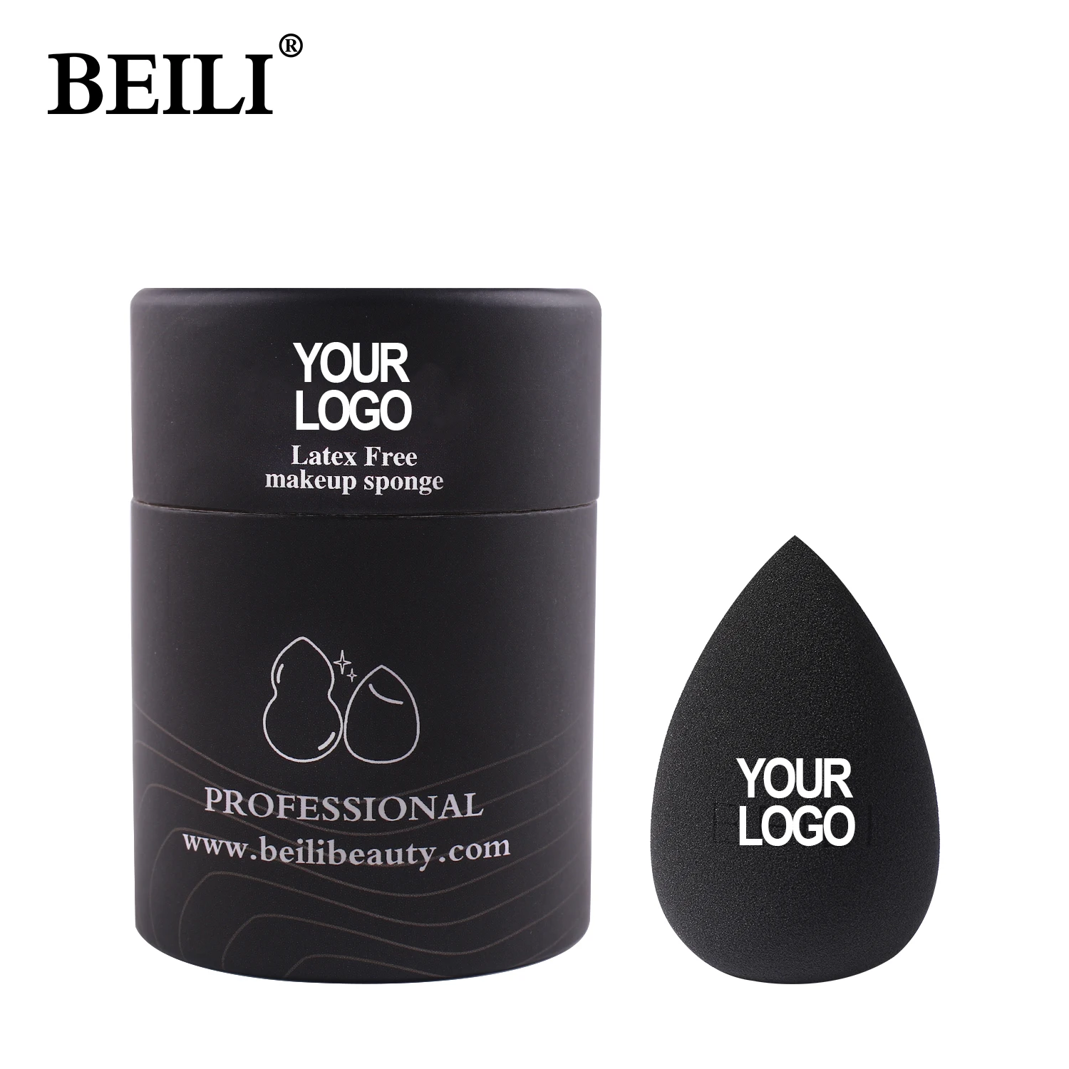 BEILI nude beauty sponge latex free custom the best selling makeup sponges cosmetic powder puff face sponge blender