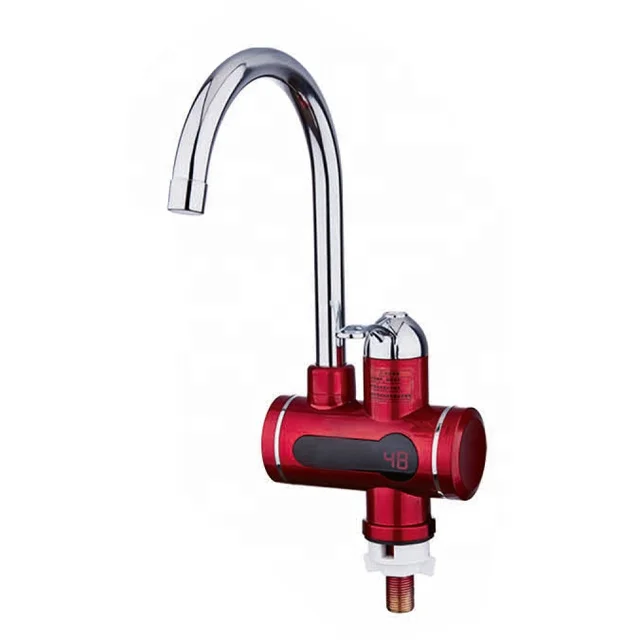3000W digital display instant electric heating hot water tap faucet for kitchen