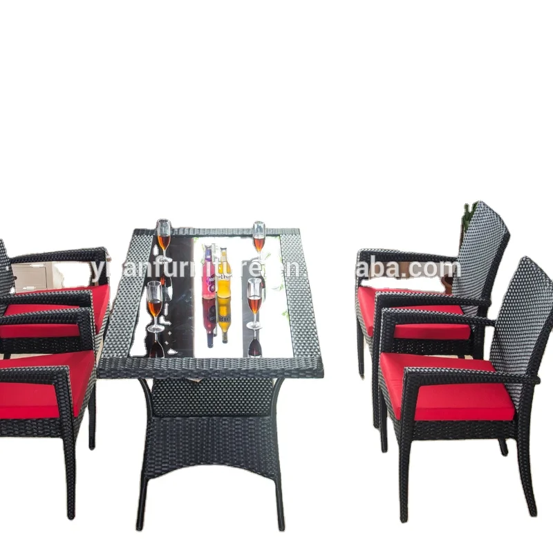 Уличный садовый стул из ротанга, высокое качество и Лучшая цена, синтетическая алюминиевая рама