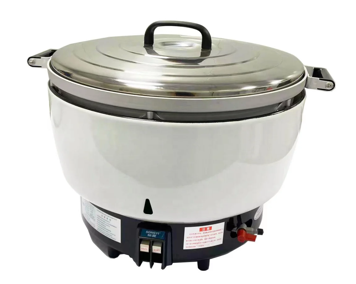 High Efficient Heating Rice Cooker Appliances Restaurant 15L Gas Rice Cooker Big Capacity For Canteen And Restaurtant