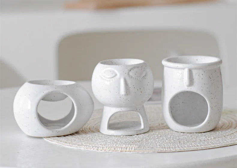 Новый современный дизайн ароматизатор нагреватель воска подсвечник керамическая масляная горелка