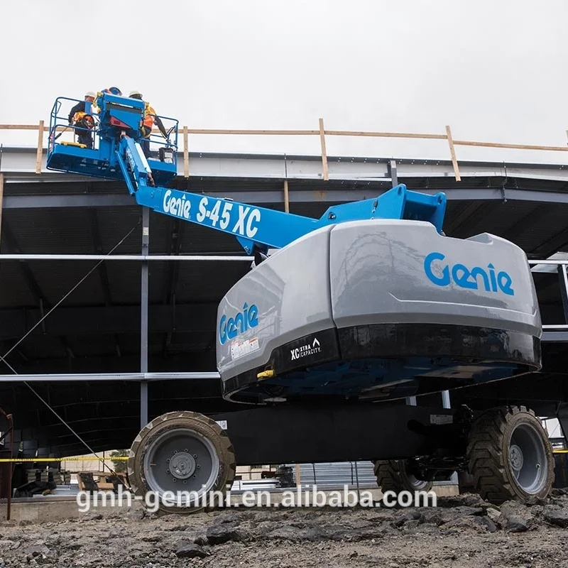 16M self propelled articulated boom lift or cherry picker tracked boom lift