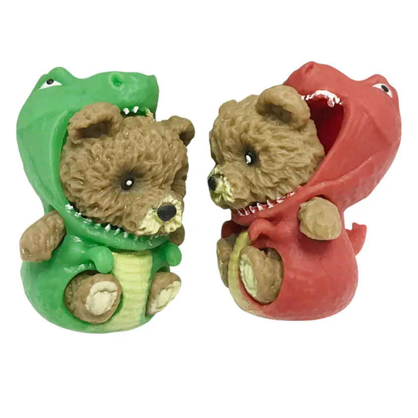 Amazon Hot Sale Sloth And Dinosaur Cute Soft Glue Costume  Decoration Bear Toys In The Interior