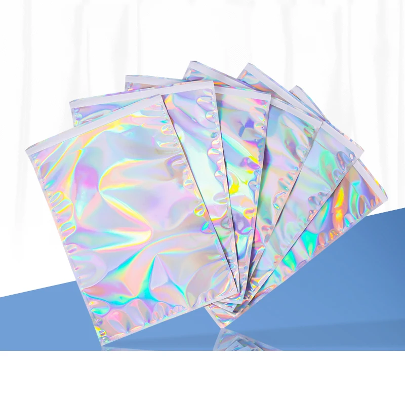 Лазерные водонепроницаемые и влагостойкие курьерские Сумки, пакеты для доставки, пакеты для почтовых отправлений с пользовательским логотипом, биоразлагаемые