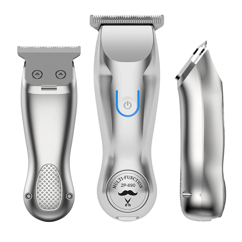 Лучшая Металлическая машинка для стрижки волос, Парикмахерская, профессиональная электрическая мини-машинка для стрижки волос для мужчин