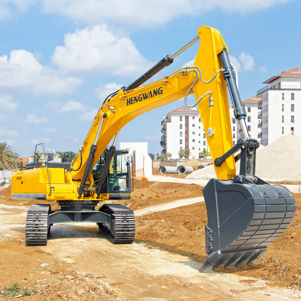 HENGWANG 36Ton большой гидравлический гусеничный экскаватор с двигателем Cummins для горнодобывающей промышленности