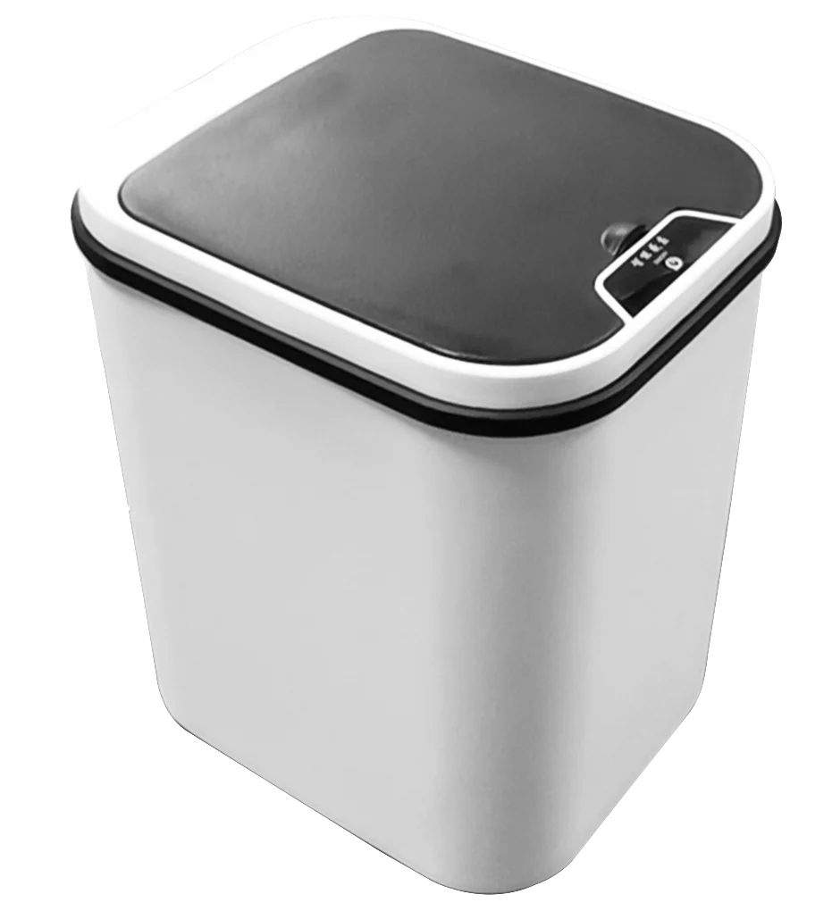Smart home plastic housing touchless waste bin sensor dustbin automatic trash can