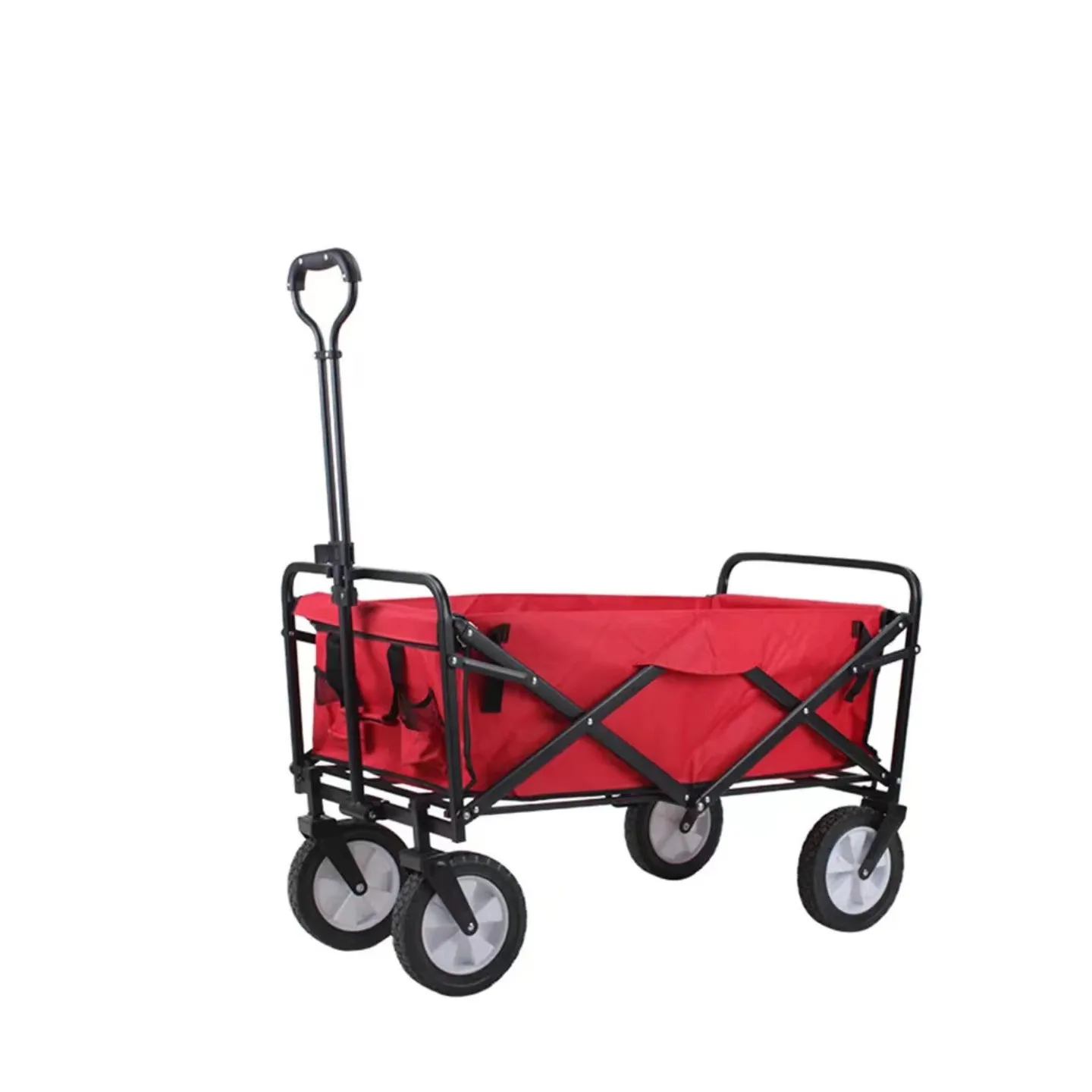 80kg platform car garden folding car family shopping hand push outdoor car FW80