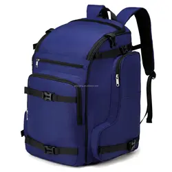 50L Large Capacity Ski Boot Bag for Skate Helmet Jacket Skis Snowboard Accessories Travel Backpack for Skiing