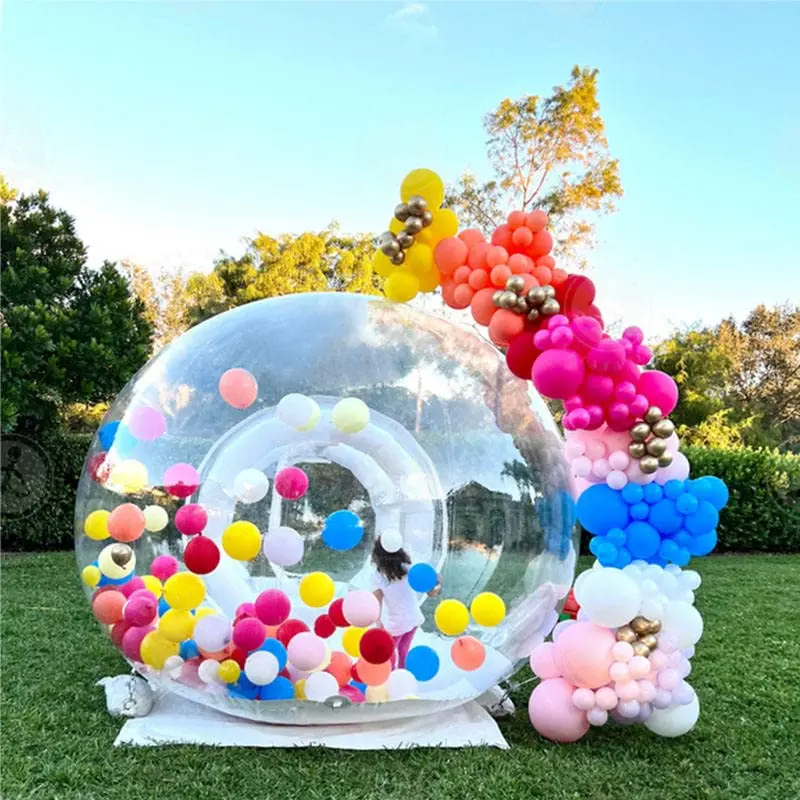 3m Dome Tent Bounce House Transparent Inflatable Balloon Bubble House  for Kids