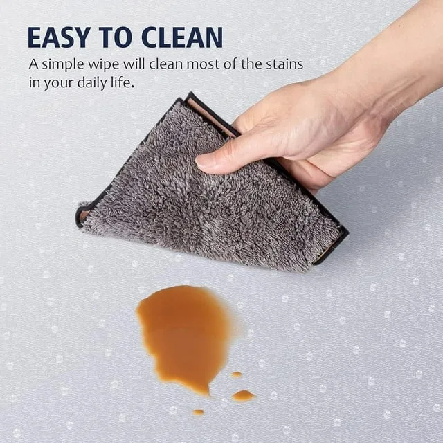 Floor Chair Mat Rectangular with Lip for Carpet Protector Products PVC Plastic Office Square Washable Anti Fatigue Kitchen Mat