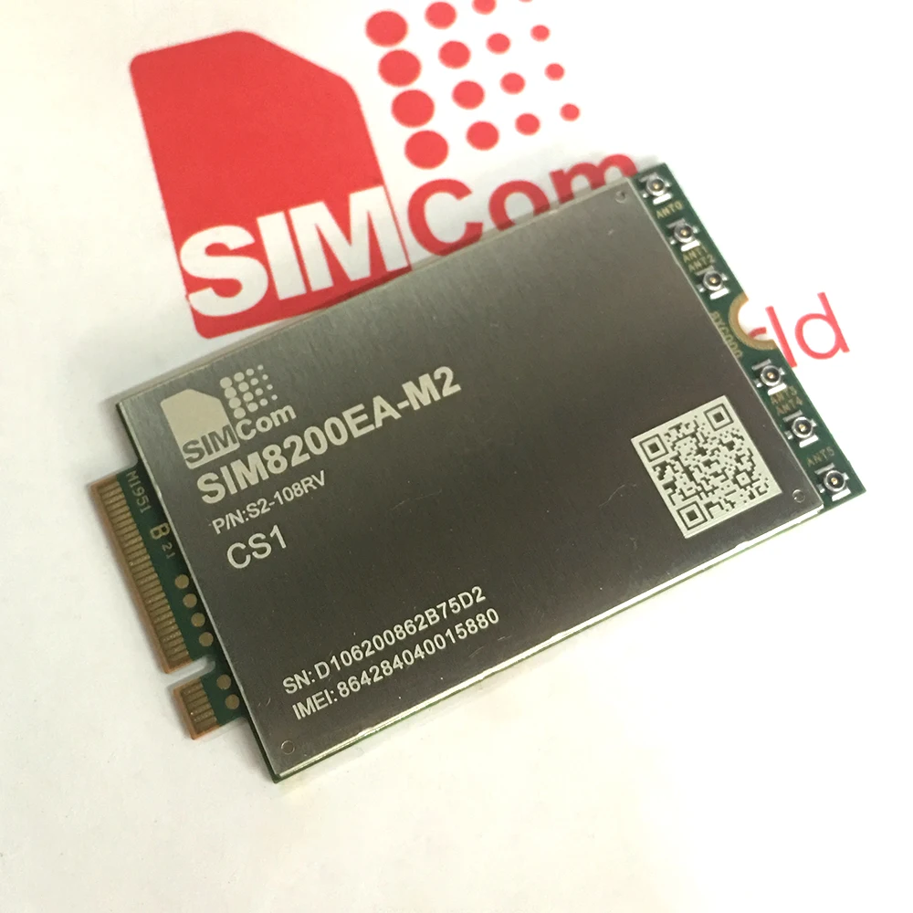 IOT M2M 5G модуль SIM8200 многодиапазонный 5G NR/LTE-FDD/LTE-TDD/к оператору сотовой связи HSPA Sub-6GHz M.2 модуль SIM8200EA-M2