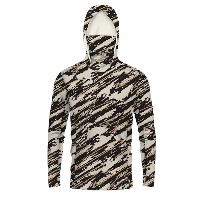 High-Tech Made Hydrophobic Antifouling Spf Long Sleeve Quick-Dry Fishing T Shirt Uv Protection Fishing Shirts Men