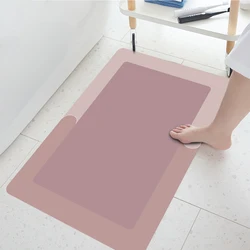 Stocklot Nano Super Fiber Diatom Mud Foam Layer Absorbent Bathroom Floor Mat