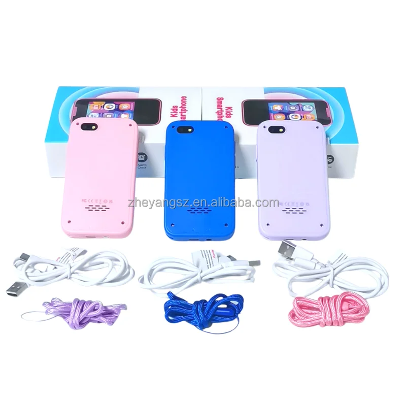 2.8 inch touch screen dual camera recording video games calculator 600mAh rechargeable digital camera phone toy kids