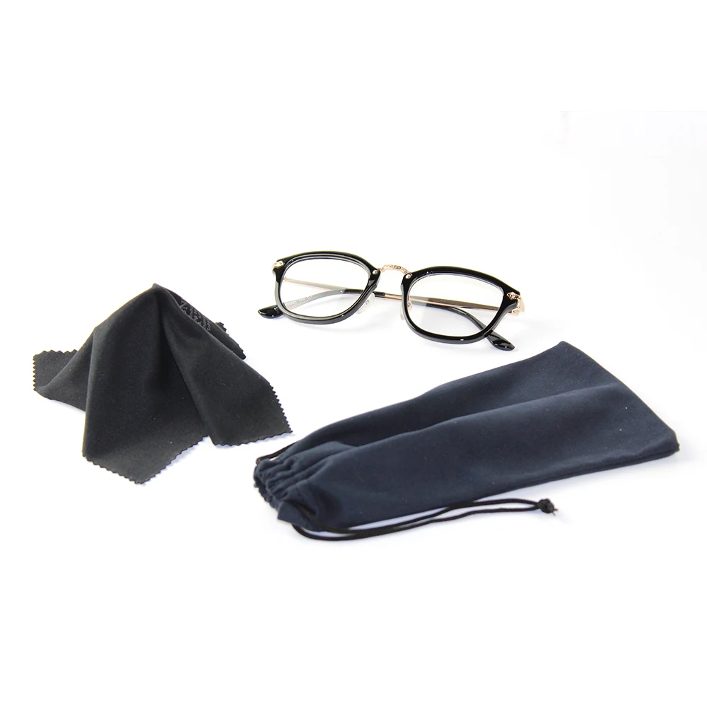 Optical Sunglasses Cleaning Cloths Microfiber Polyester Customized Glasses Product Lint Eyeglass Cleaner Microfiber Cloth