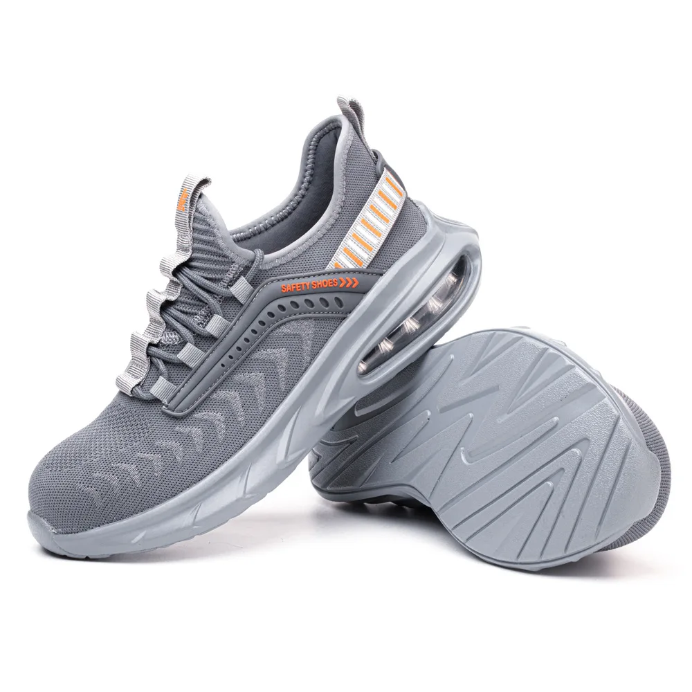 Breathable Comfort Men Indestructible Shoes Steel Toe Safety Shoes Women Safety Shoes