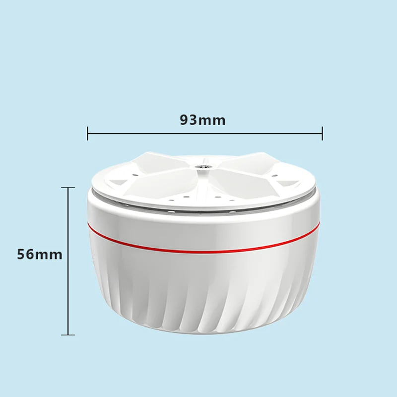 Ultrasonic Turbo Washing Machine Laundry Portable Travel Washer Air Bubble And Rotating Mini Washing Machine Mini Washing