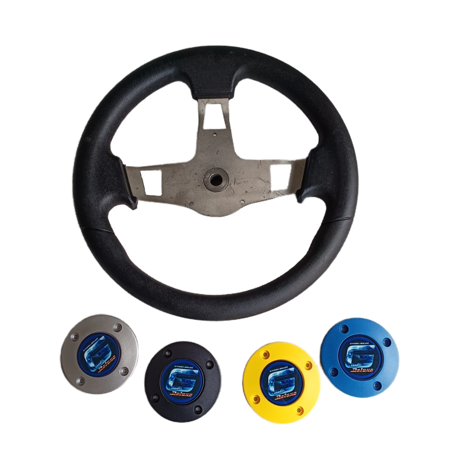racing simulator arcade game machine Storm racing game machine accessories steering wheel black