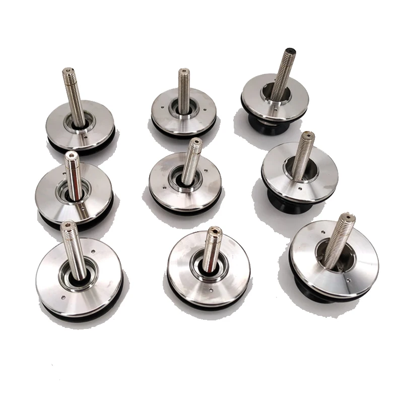 Holding Round Metal Glass Clamp Fix Panel stainless steel railing holding clip wall mounted Glass clamp post glass clip