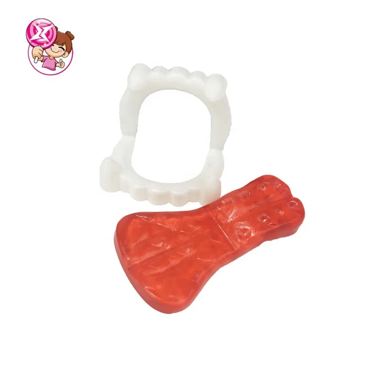 Hot sales Halloween fun toy tongue shaped fruit-flavored fudge candy for kids