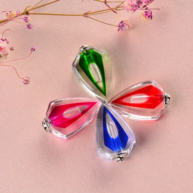 Beautiful color empty sterile glass vials clear glass vial pendant