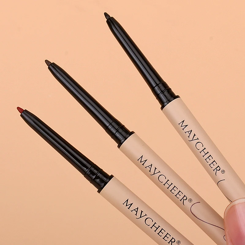 Maycheer Cosmetics Hot Selling 3 Colors Appearance Velvety Smooth Matte Gel Eyeliner Pencil Easy To Handle Kajal