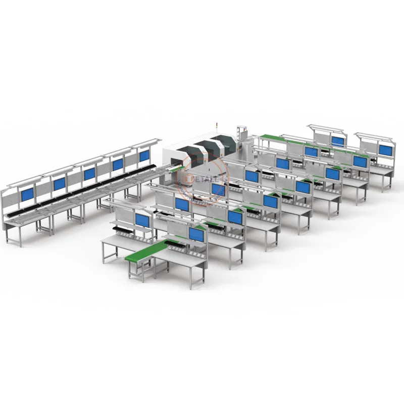 Detall- Assembly line Conveyor Belt Systems for electronic factory