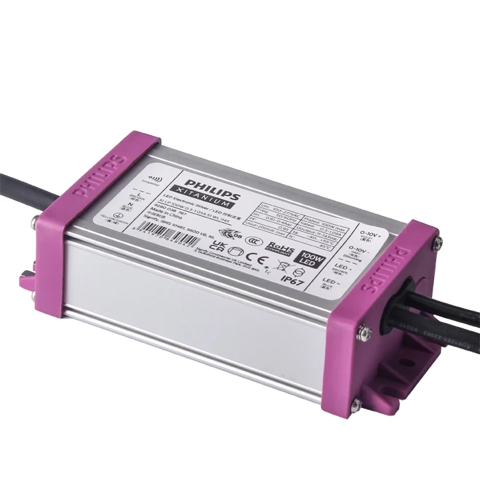 Philips Xitanium Lite  Programmable 100W 150W 200W 250W NFC  Program 1-10v Dimming  10 Step Dynadimmer  with Philips Led Driver