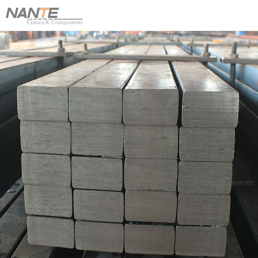Горячекатаный крановый рельс 70*40 плоский стержень для мостового крана и подъема