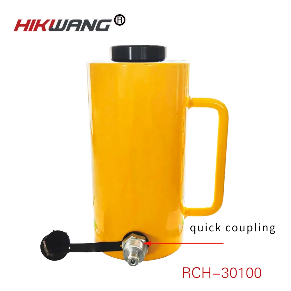 RCH-30100 30ton 100mm single acting Hydraulic Hollow Plunger Cylinder hydraulic Jacks cheap hydraulic cylinders