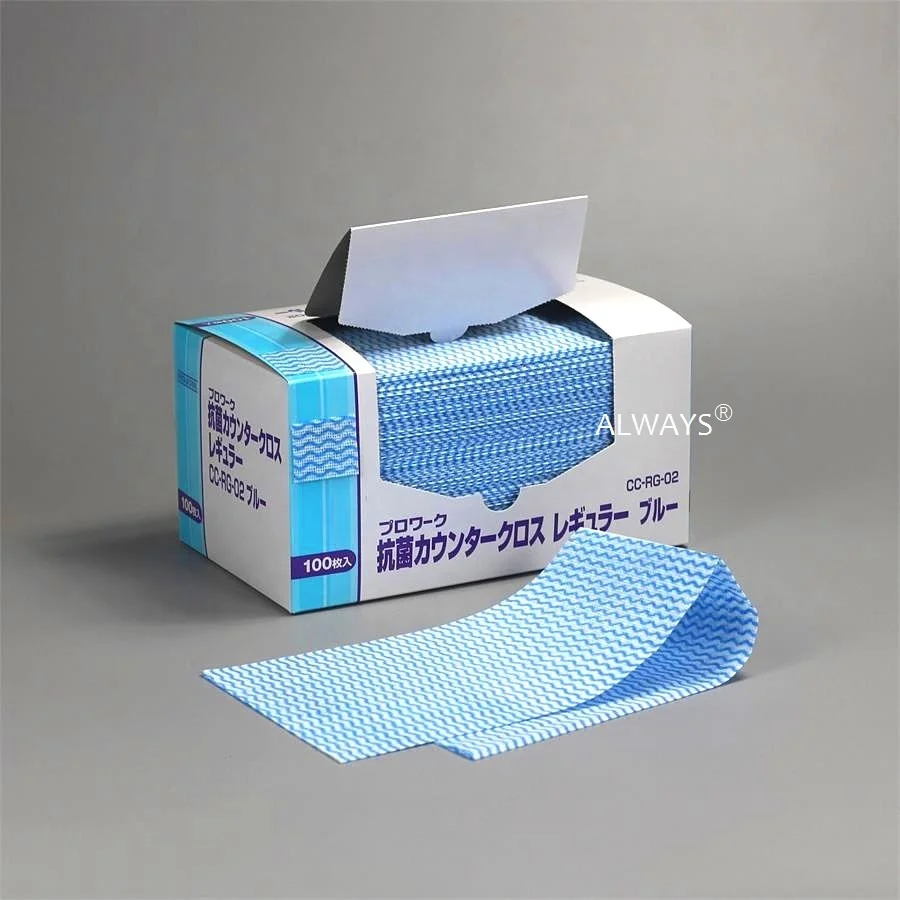 Top Quality Custom Size 1/4-fold Nonwoven Spunlace foodservice wipes kitchen wiping wipers