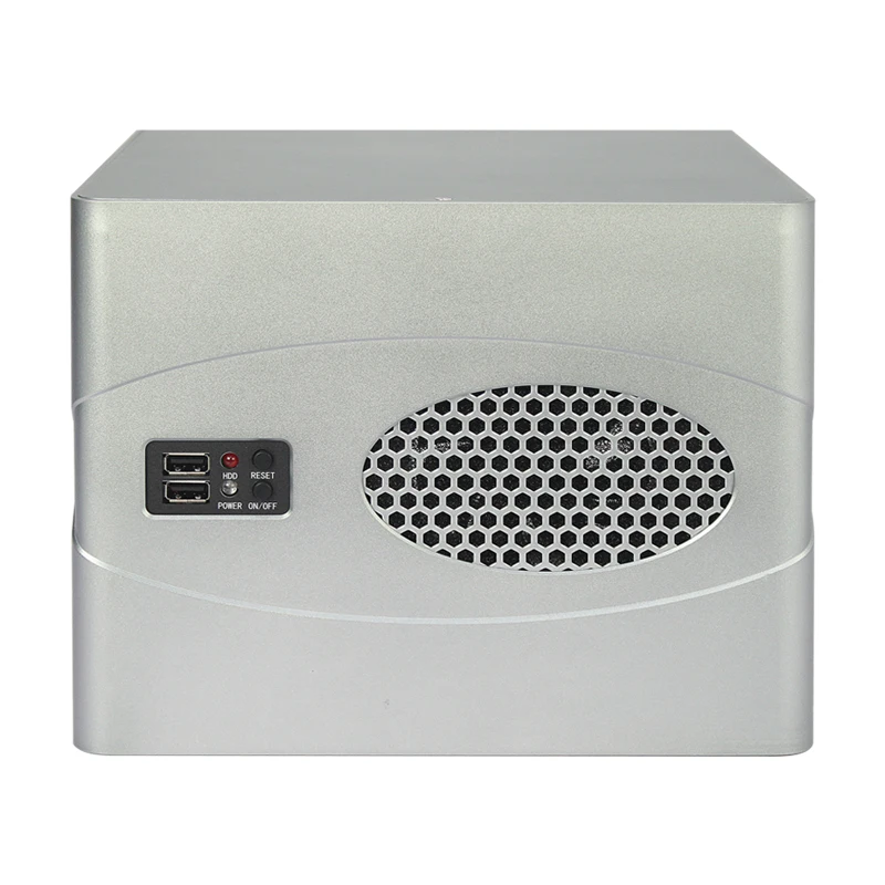 4U мини itx шасси для ITX материнская плата Micro ATX питание с PCI-E слот алюминиевый корпус компьютера