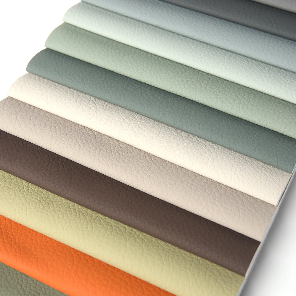 cheap price 500GSM synthetic leather fabric sofa fabrics upholstery home deco fabric manufacturing