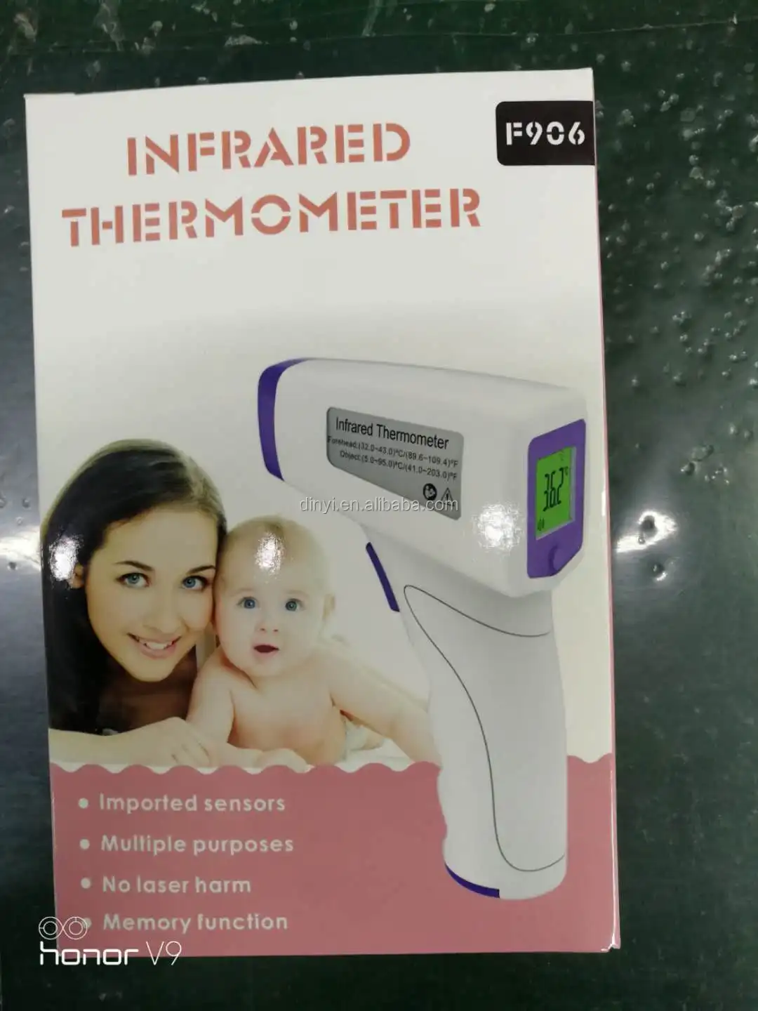 
Digital forehead and ear thermometer 
